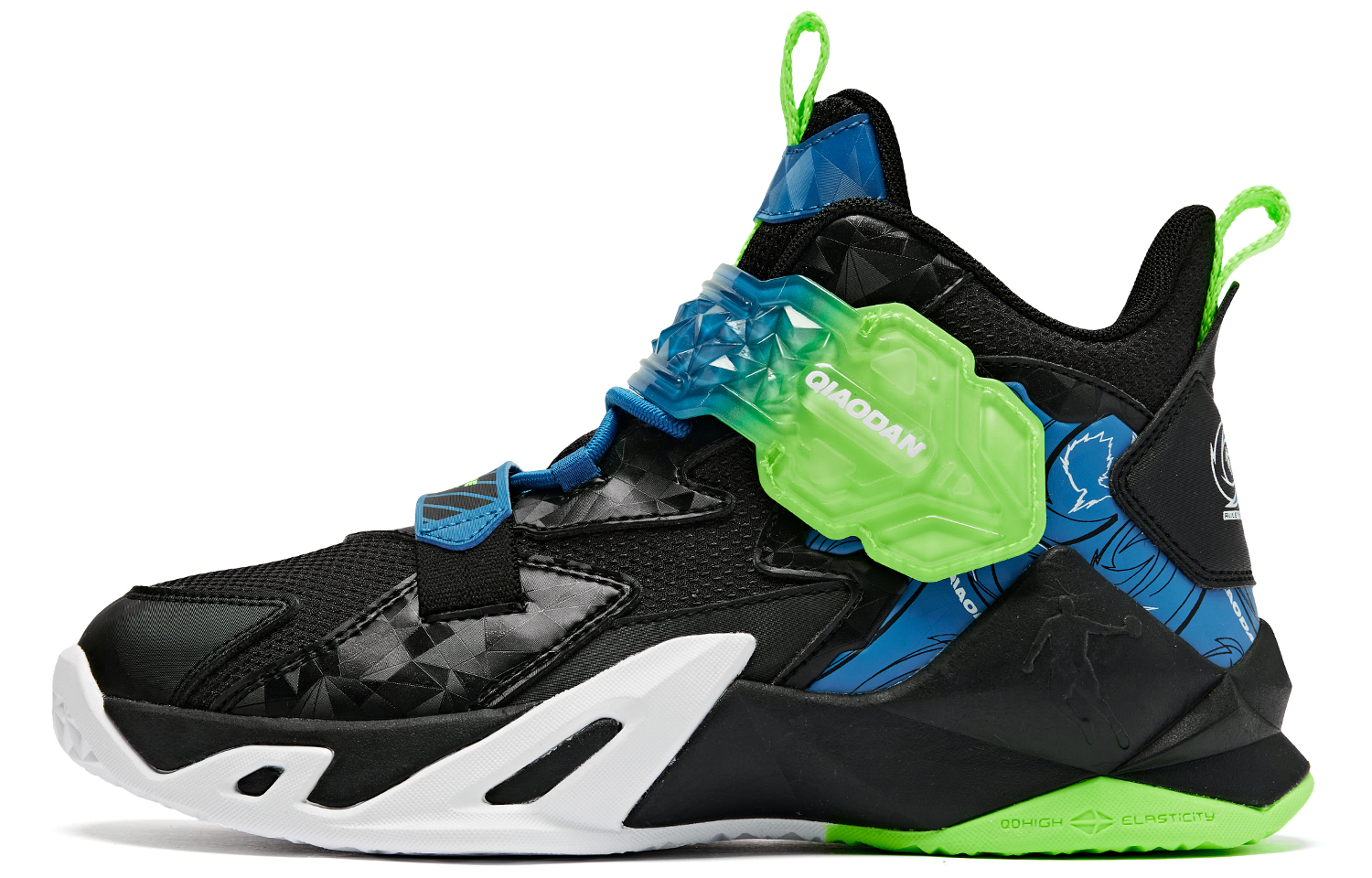 QIAODAN Детские баскетбольные кроссовки со средней высотой голенища, амортизирующие, износостойкие, ярко-зеленые, для подростков
QIAODAN Детские баскетбольные кроссовки со средней высотой голенища, амортизирующие, износостойкие, ярко-зеленые, для подростков