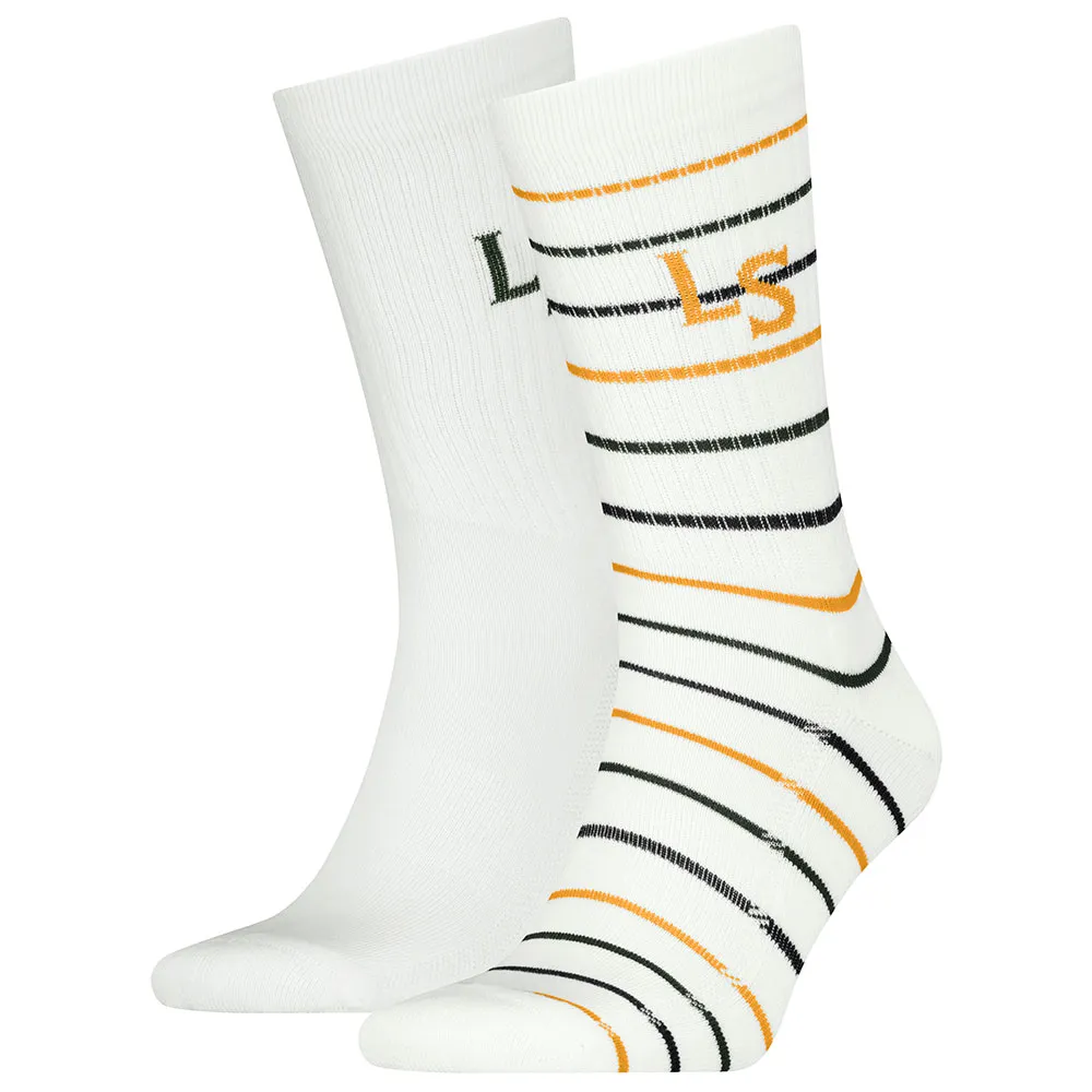 Носки 2 шт Levi's 701235803 crew, белый
Носки 2 шт Levi's 701235803 crew, белый