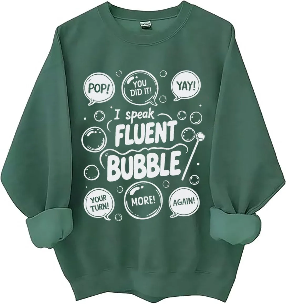 Толстовка I Speak Fluent Bubble, забавная для логопеда LNDOCAI
Толстовка I Speak Fluent Bubble, забавная для логопеда LNDOCAI