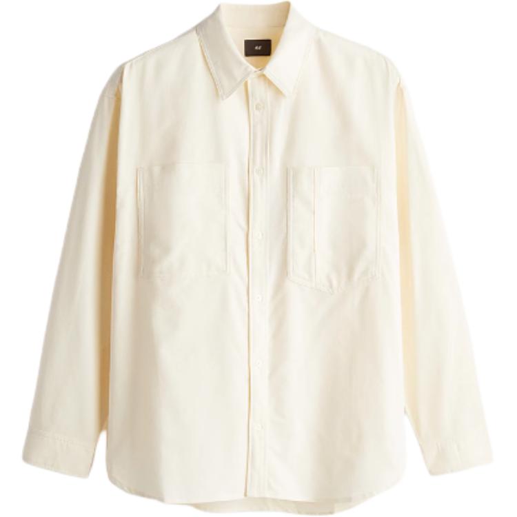 H&M Мужская рубашка светло-бежевого цвета с лацканами, средней толщины, другие цвета
H&M Мужская рубашка светло-бежевого цвета с лацканами, средней толщины, другие цвета