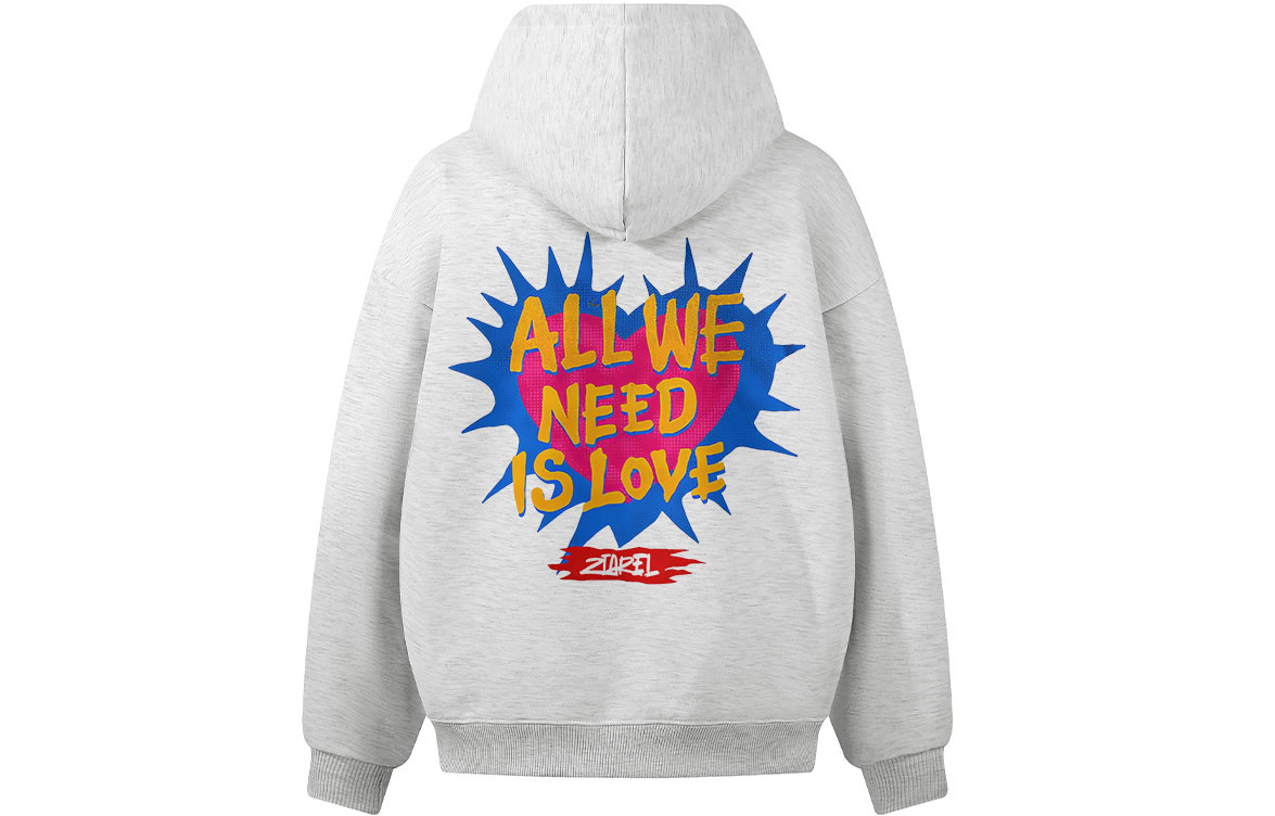 Толстовка Unisex Hooded Moderate Heavyweight ZIAREL, белый heather серый
Толстовка Unisex Hooded Moderate Heavyweight ZIAREL, белый heather серый