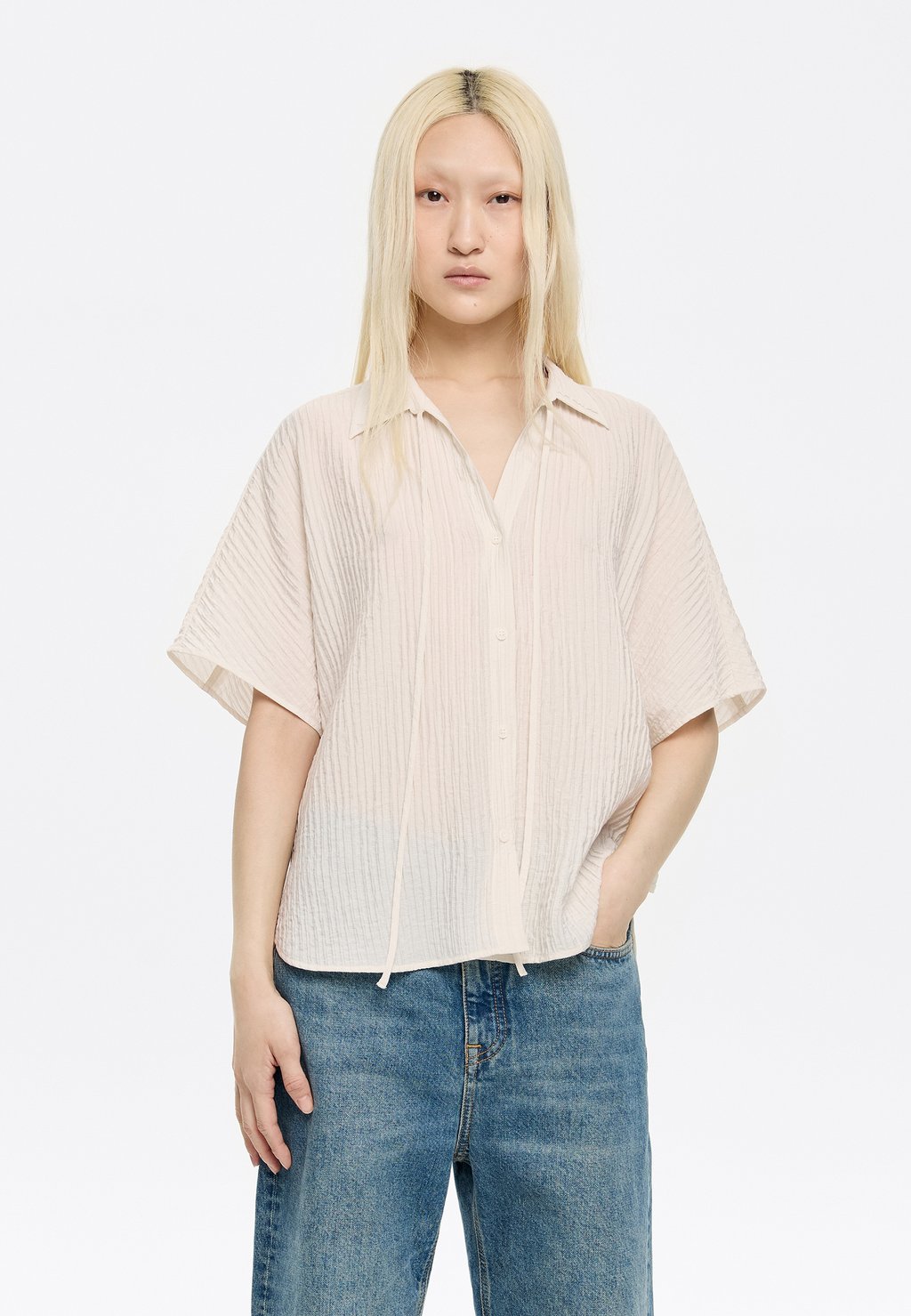 Блузка на пуговицах LAZO Bimba Y Lola, кремовый
Блузка на пуговицах LAZO Bimba Y Lola, кремовый