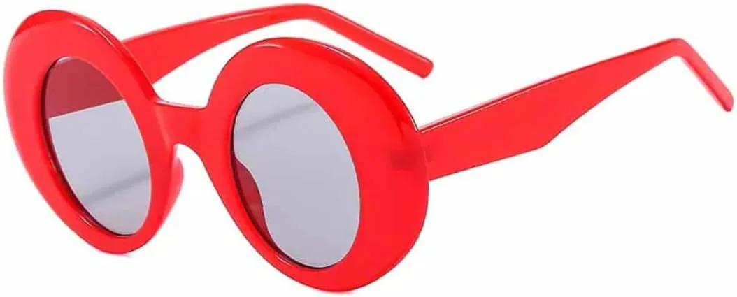 Солнцезащитные очки для мужчин и женщин, большие круглые, в стиле хип-хоп, модные, стильные, для путешествий, с защитой от УФ-излучения UV400 TVTBBVV, Red Gray
Солнцезащитные очки для мужчин и женщин, большие круглые, в стиле хип-хоп, модные, стильные, для путешествий, с защитой от УФ-излучения UV400 TVTBBVV, Red Gray