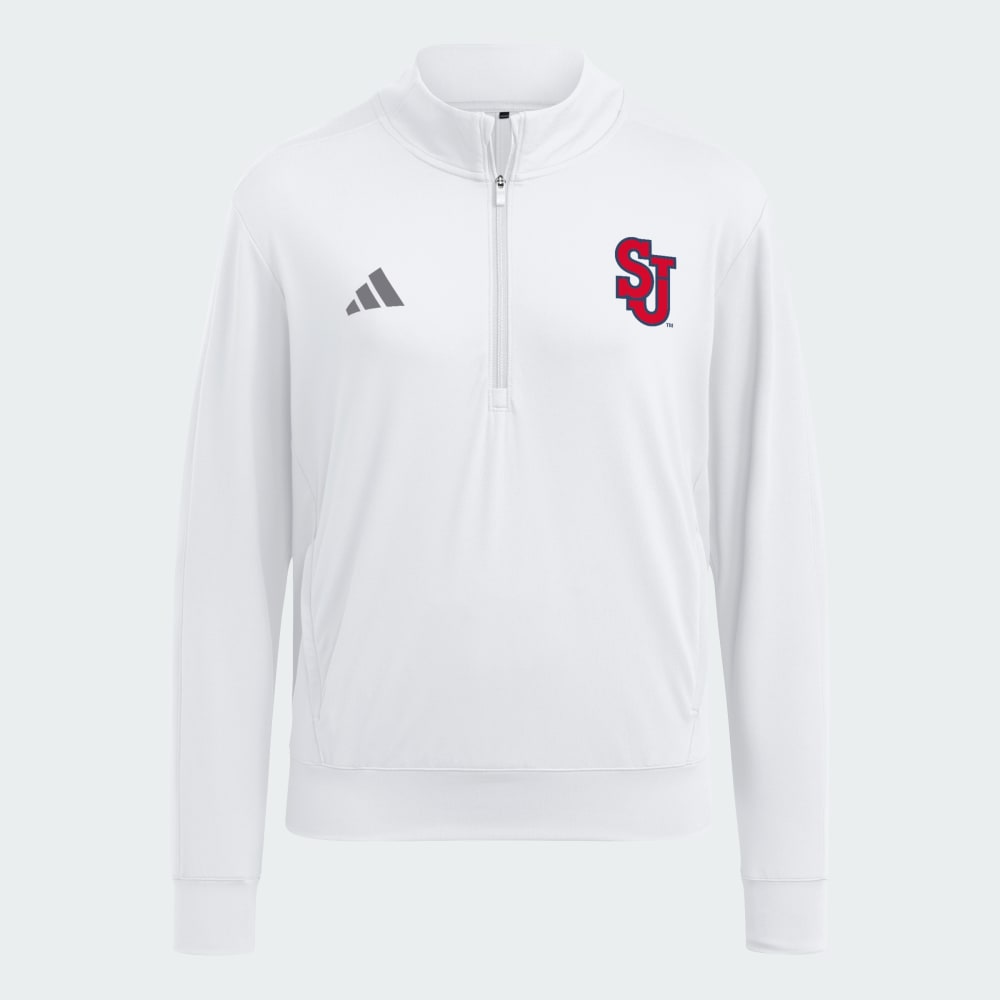 Пуловер Adidas St. John's Women's Quarter-Zip Pullover, цвет White/Team Grey Four/Ncaa-Stj-733
Пуловер Adidas St. John's Women's Quarter-Zip Pullover, цвет White/Team Grey Four/Ncaa-Stj-733