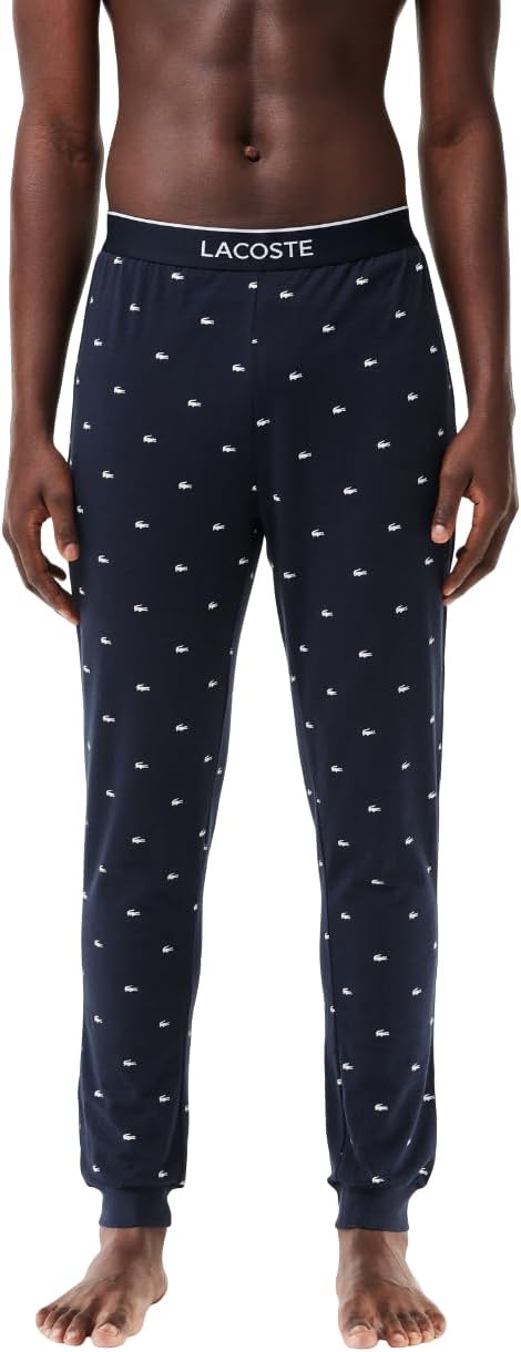 Мужские пижамные брюки Lacoste All Over Croc Print, Navy Blue/White
Мужские пижамные брюки Lacoste All Over Croc Print, Navy Blue/White
