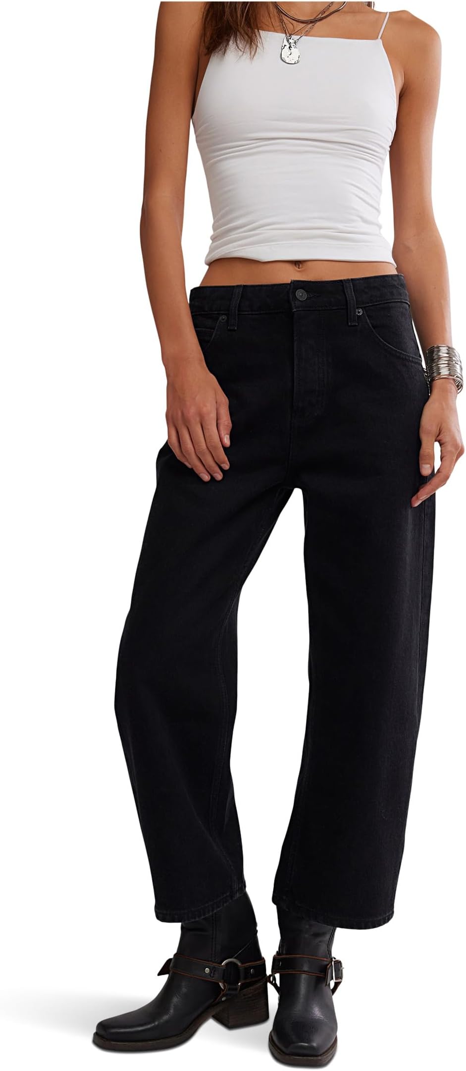 Брюки Free People Deep Trance Dropped Bf, цвет Dark Matter 
Брюки Free People Deep Trance Dropped Bf, цвет Dark Matter