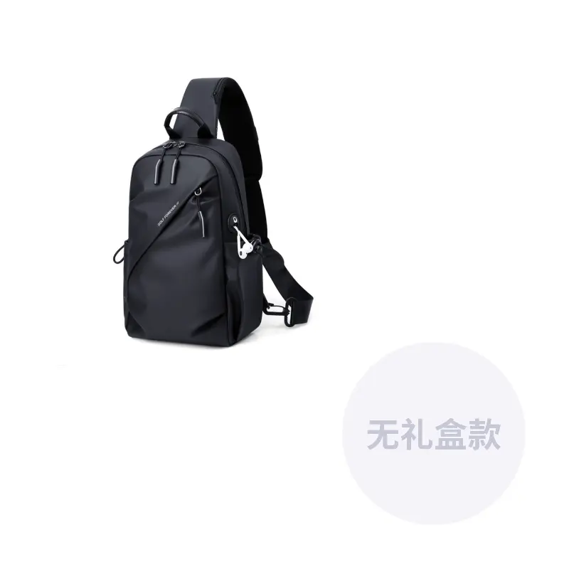 GOLF Тканевая наплечная сумка через плечо поясная сумка мужская в туманно-черном и элегантно-сером цвете, Mist Black