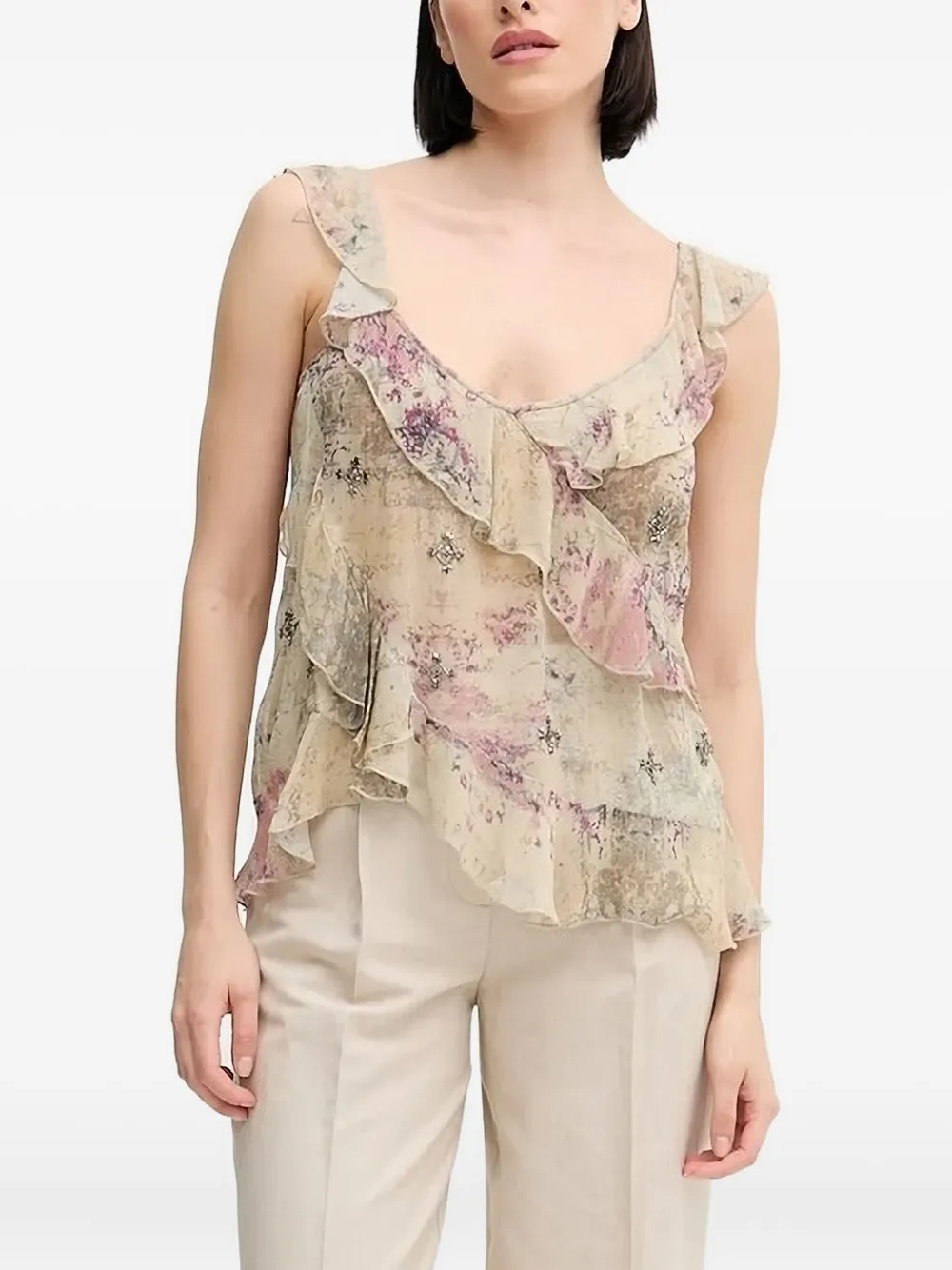 Декорированная блузка с оборками Hoss Intropia, зеленый
Декорированная блузка с оборками Hoss Intropia, зеленый