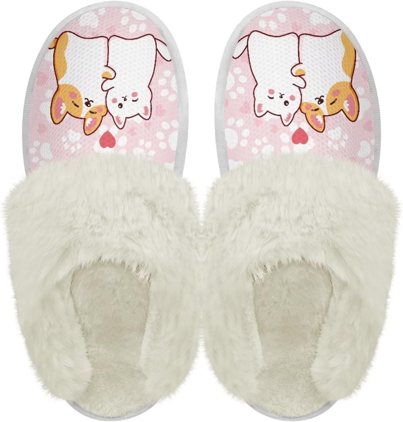 Хлопковые тапочки PJHEQOXE с пушистыми краями, домашние тапочки для дома и улицы, хлопковые тапочки унисекс, Cat Dog
Хлопковые тапочки PJHEQOXE с пушистыми краями, домашние тапочки для дома и улицы, хлопковые тапочки унисекс, Cat Dog