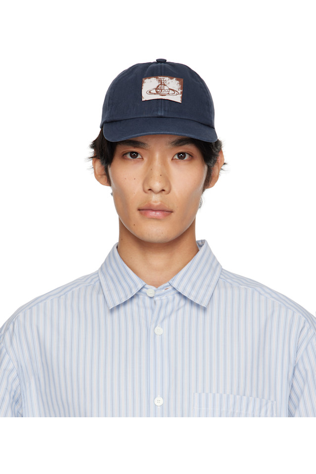 Хлопковая твиловая бейсболка Vivienne Westwood, синий
Хлопковая твиловая бейсболка Vivienne Westwood, синий