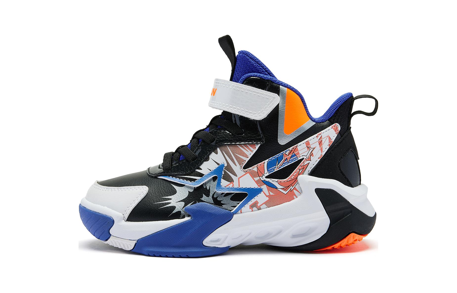 QIAODAN Детские баскетбольные кроссовки с противоскользящей амортизацией, среднего размера, черно-синие, для детей 3–7 лет
QIAODAN Детские баскетбольные кроссовки с противоскользящей амортизацией, среднего размера, черно-синие, для детей 3–7 лет