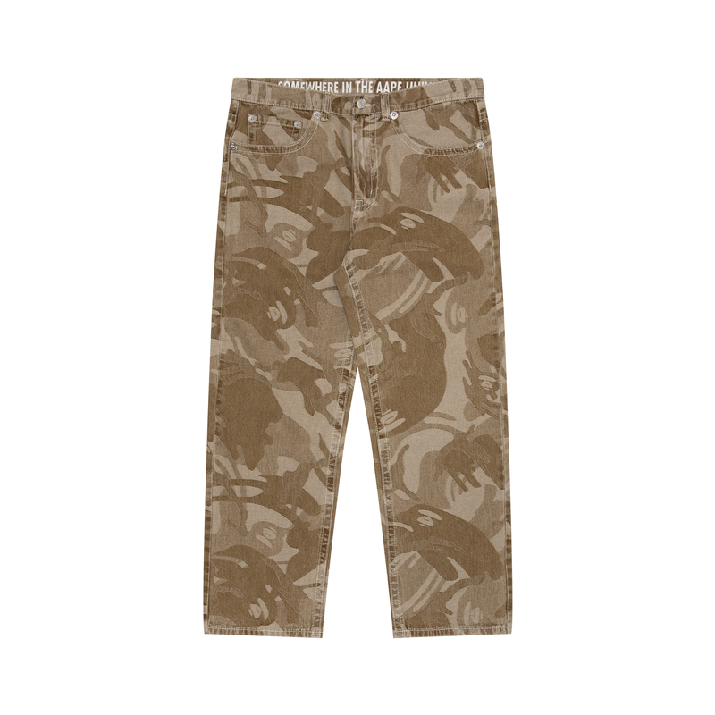 Прямые джинсы средней посадки Aape, коричневый
Прямые джинсы средней посадки Aape, коричневый