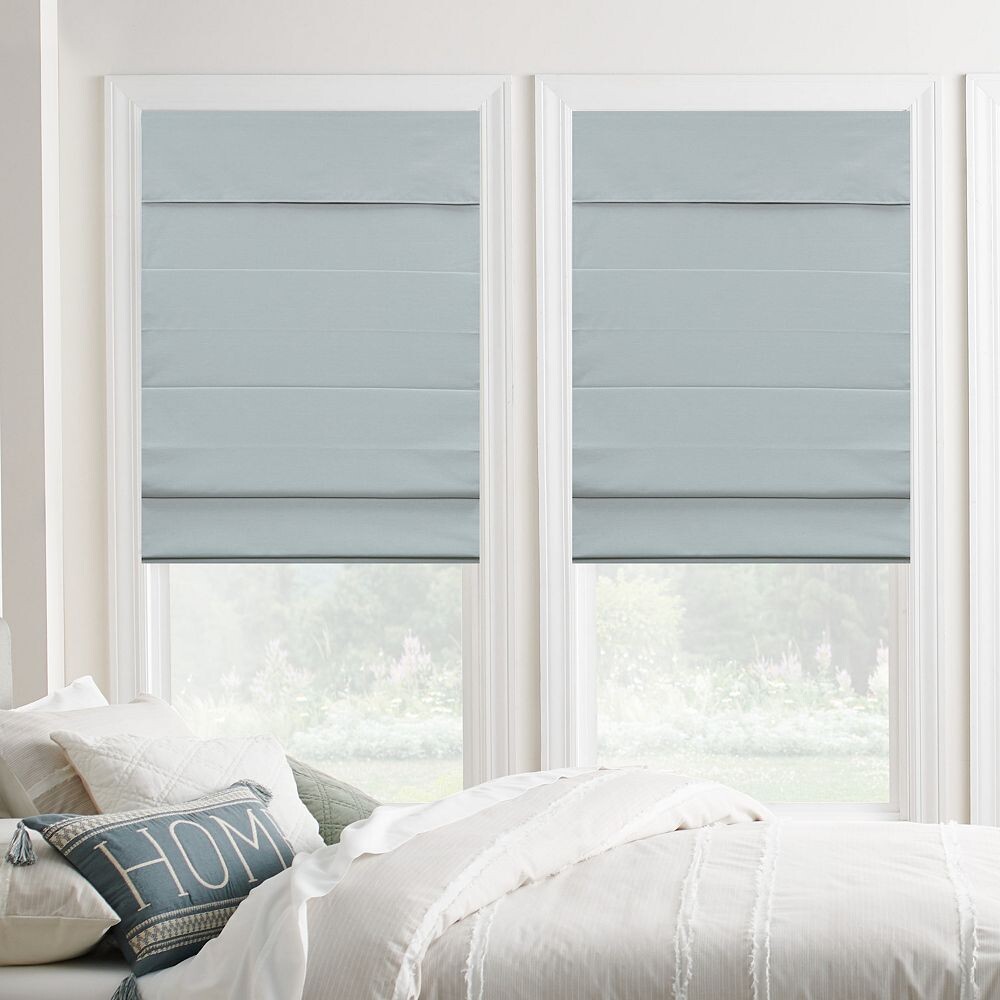 Sonoma Goods For Life Cordless Classic Room затемняющая римская штора, цвет Aqua
Sonoma Goods For Life Cordless Classic Room затемняющая римская штора, цвет Aqua