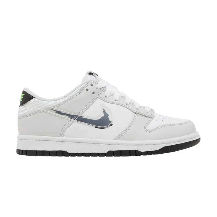 Кроссовки Nike Dunk Low GS 'Glitch Swoosh', белый
Кроссовки Nike Dunk Low GS 'Glitch Swoosh', белый