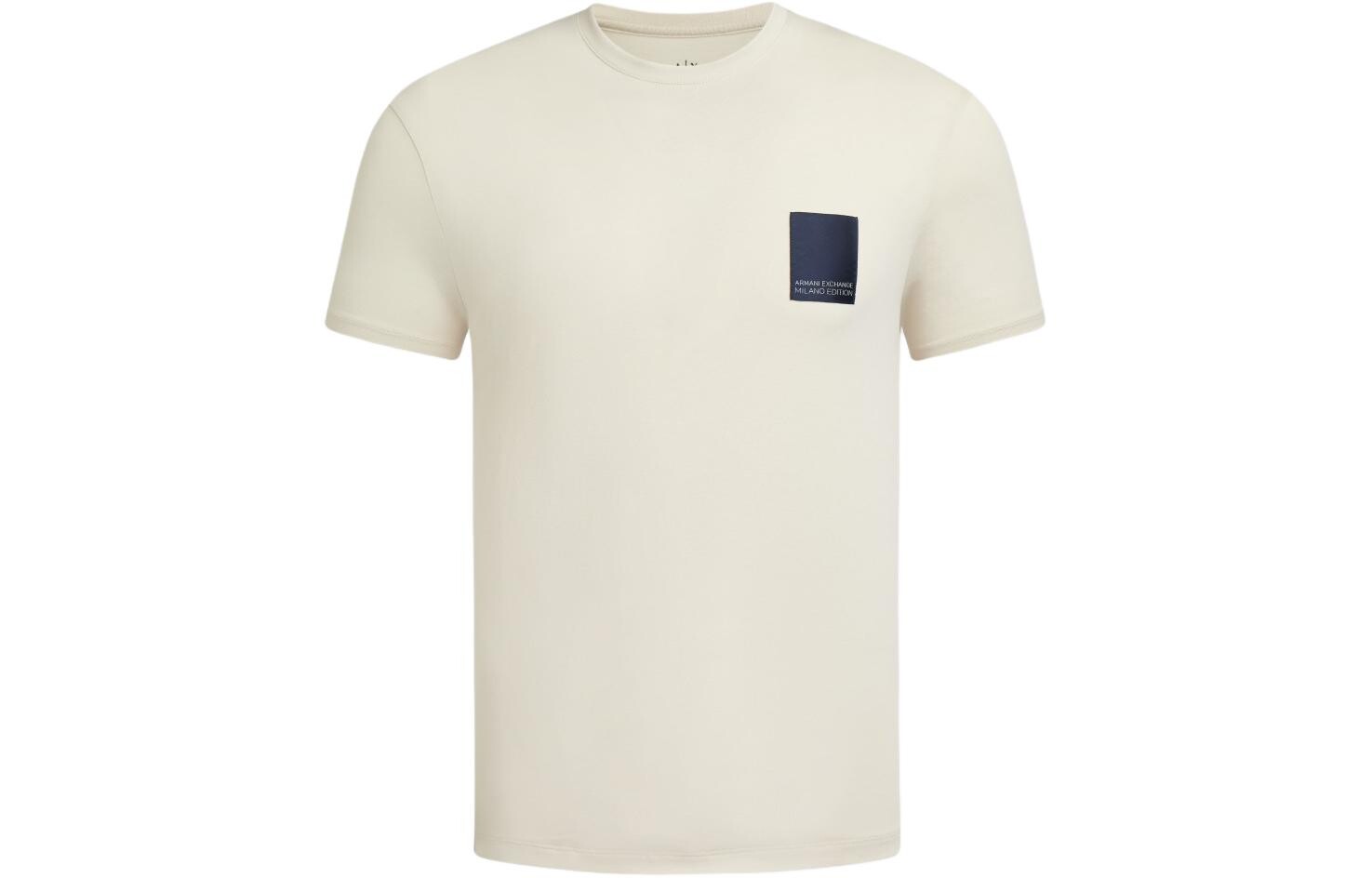 Футболка мужская бежевая Armani Exchange, цвет Apricot 
Футболка мужская бежевая Armani Exchange, цвет Apricot