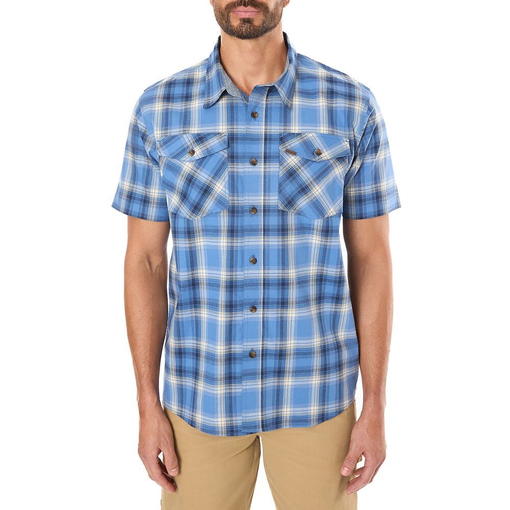 Мужская эластичная рубашка Smith's Workwear в клетку на пуговицах, цвет Light Denim
Мужская эластичная рубашка Smith's Workwear в клетку на пуговицах, цвет Light Denim