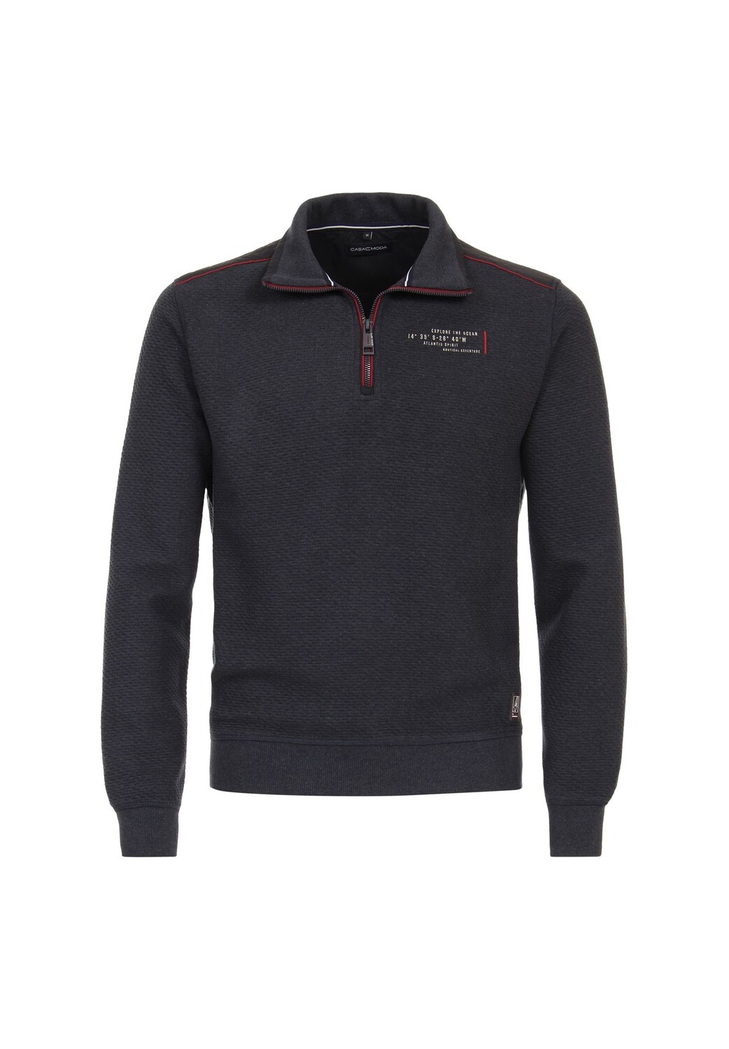 Мужская однотонная толстовка CASAMODA, темно-синий
Мужская однотонная толстовка CASAMODA, темно-синий