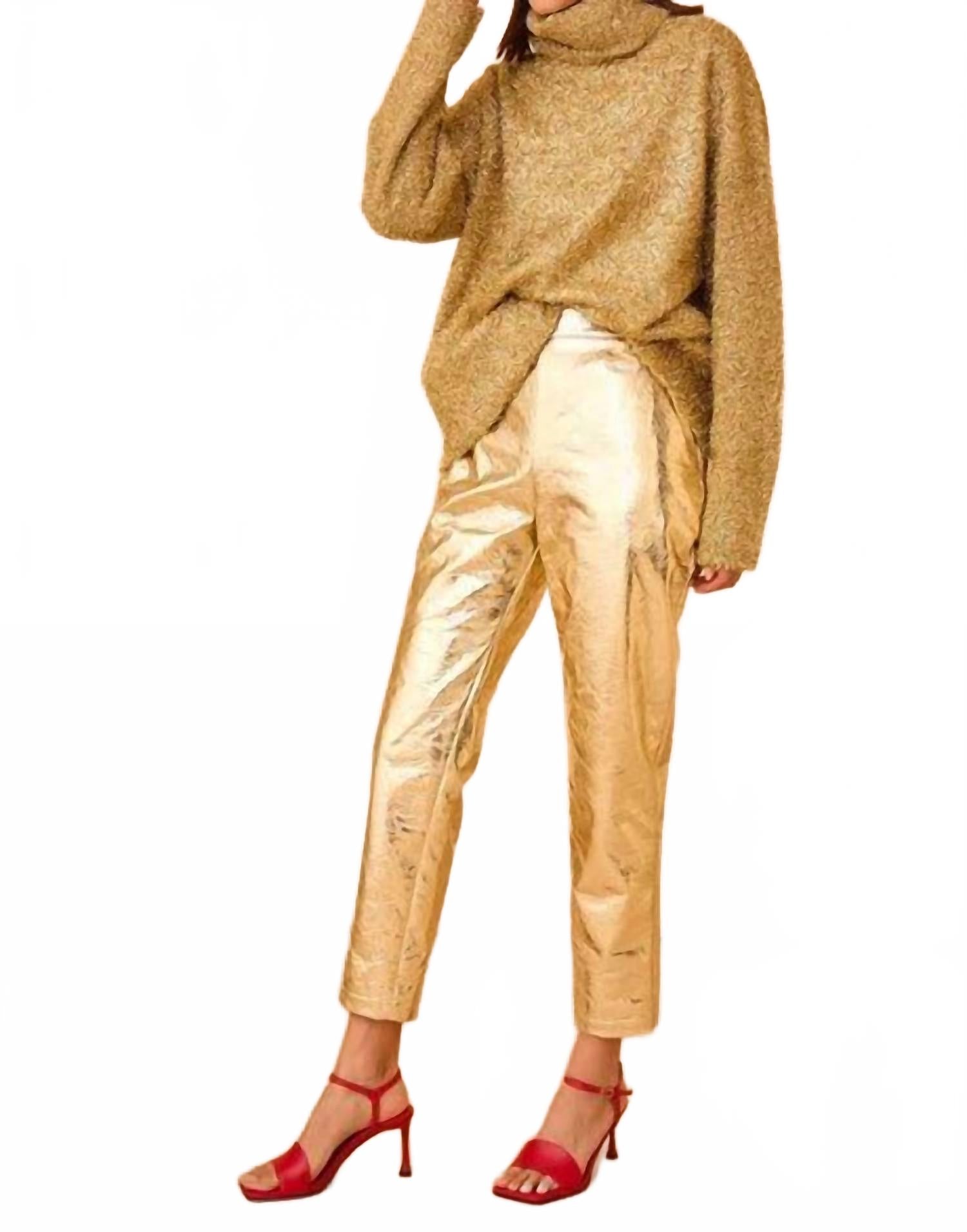 Хаскелл Брюки в треснувшем золоте HUNTER BELL, золотой
Хаскелл Брюки в треснувшем золоте HUNTER BELL, золотой