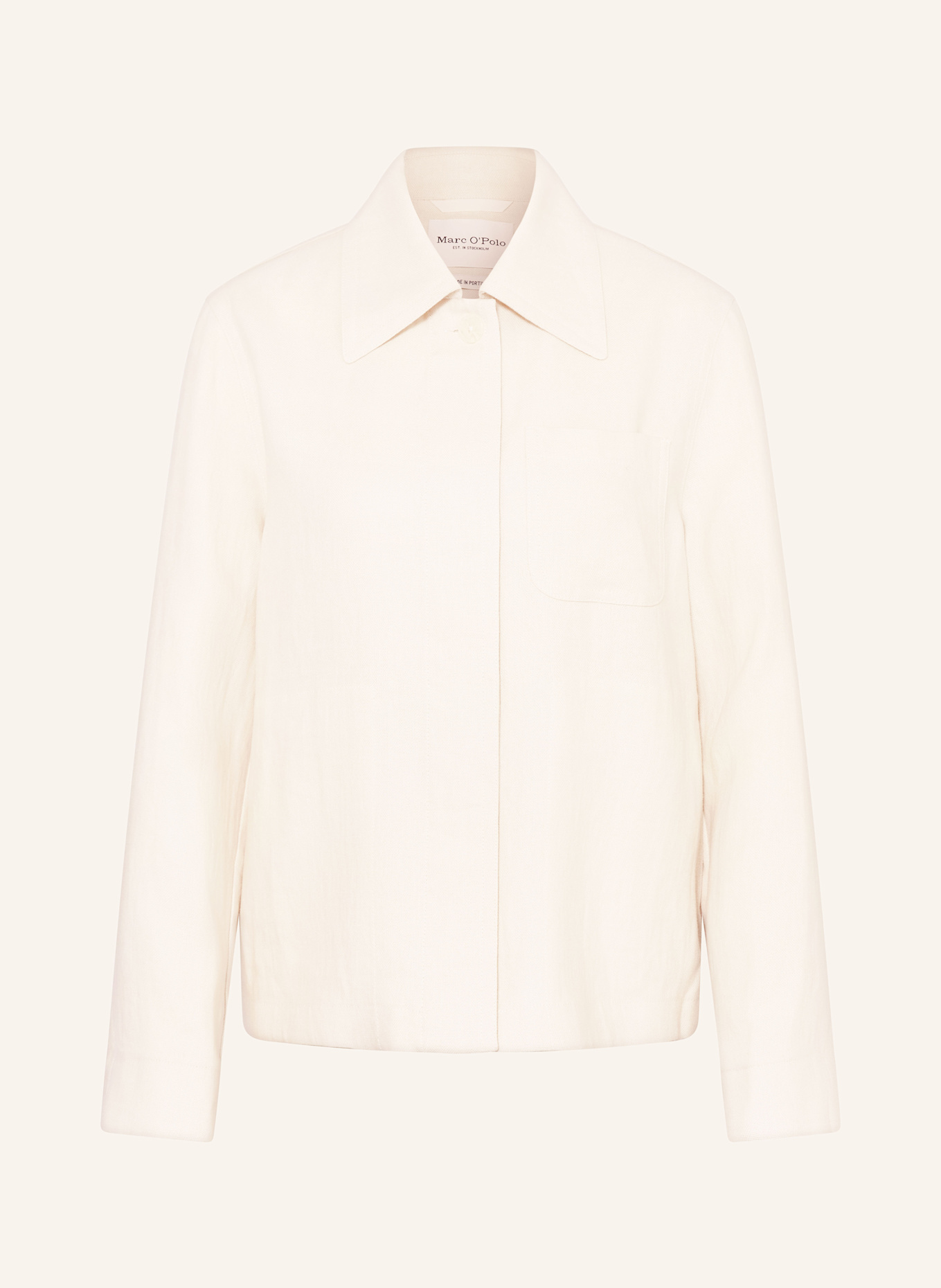 Верхняя куртка с льном Marc O'Polo, экрю
Верхняя куртка с льном Marc O'Polo, экрю