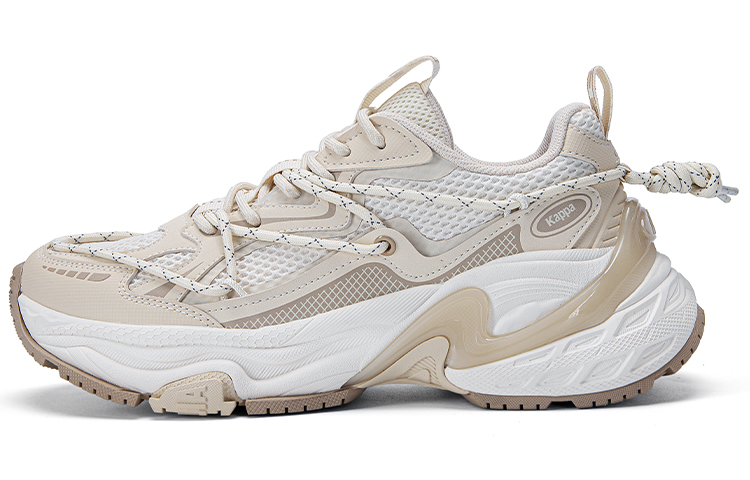 Kappa Антискользящие износостойкие низкие массивные кроссовки унисекс экрю - сырно-белый/бежево-желтый, цвет Cheese White/Beige Yellow 
Kappa Антискользящие износостойкие низкие массивные кроссовки унисекс экрю - сырно-белый/бежево-желтый, цвет Cheese White/Beige Yellow