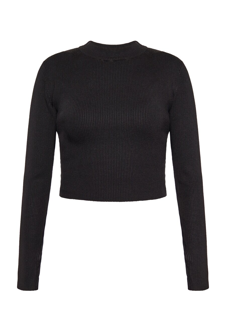 Тонкий вязаный свитер faina Sweater, черный
Тонкий вязаный свитер faina Sweater, черный