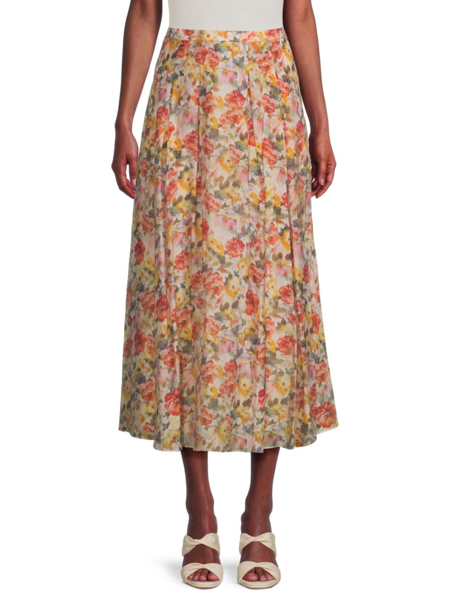 Юбка-миди А-силуэта с цветочным принтом Mikael Aghal, цвет Coral Multi
Юбка-миди А-силуэта с цветочным принтом Mikael Aghal, цвет Coral Multi