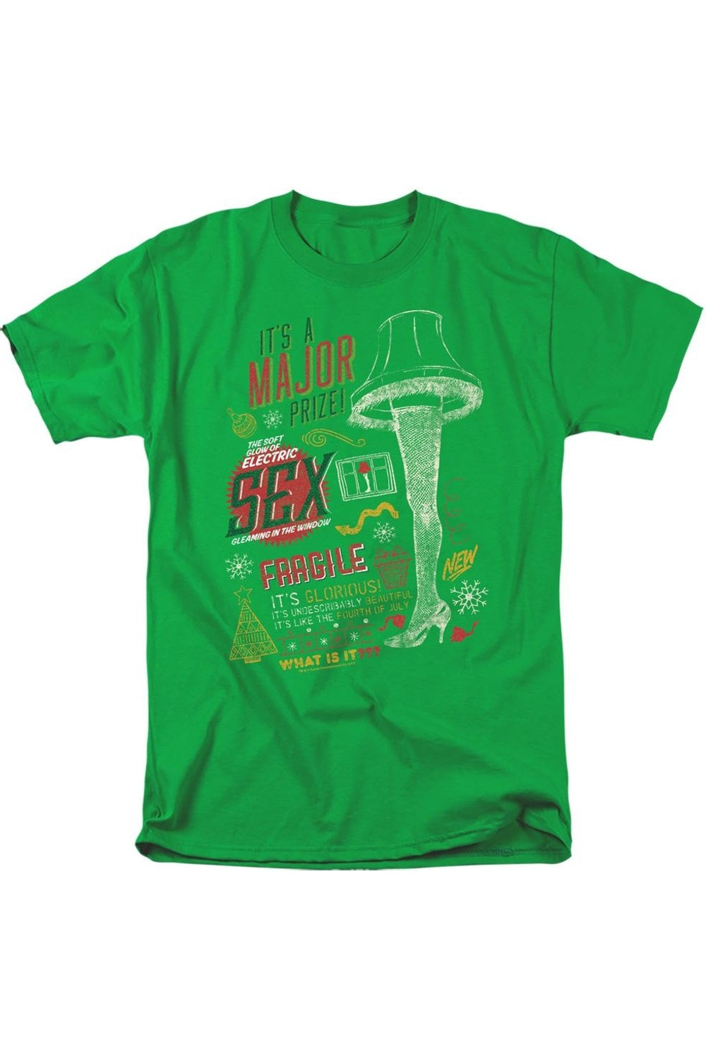 Рождественская история Its A Major Prize футболка с коротким рукавом для взрослых Gildan, цвет kelly green
Рождественская история Its A Major Prize футболка с коротким рукавом для взрослых Gildan, цвет kelly green