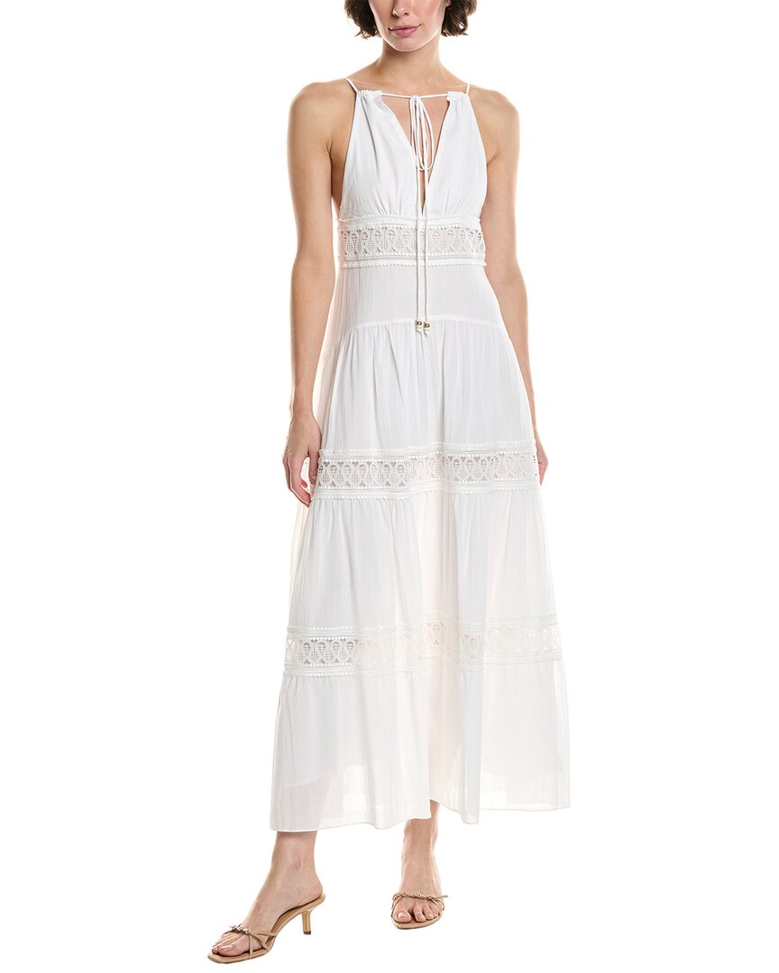 REVERIEE Платье миди с кружевной отделкой, белый
REVERIEE Платье миди с кружевной отделкой, белый