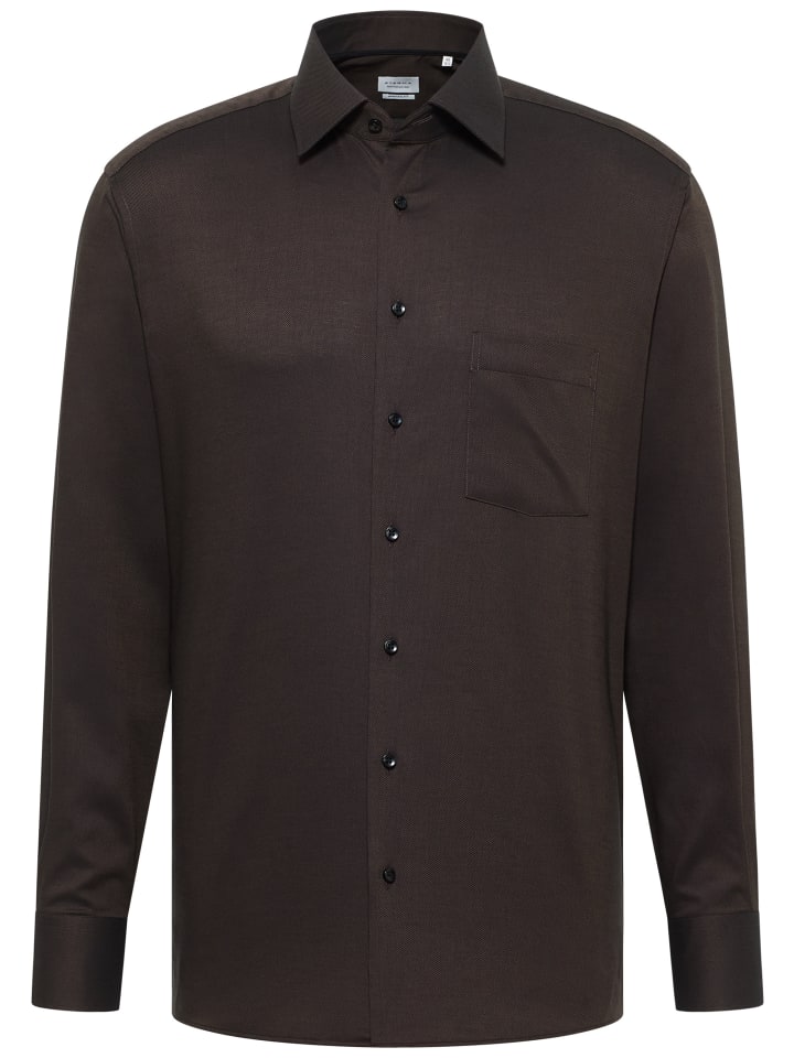 Рубашка MODERN FIT коричневого цвета Eterna
Рубашка MODERN FIT коричневого цвета Eterna