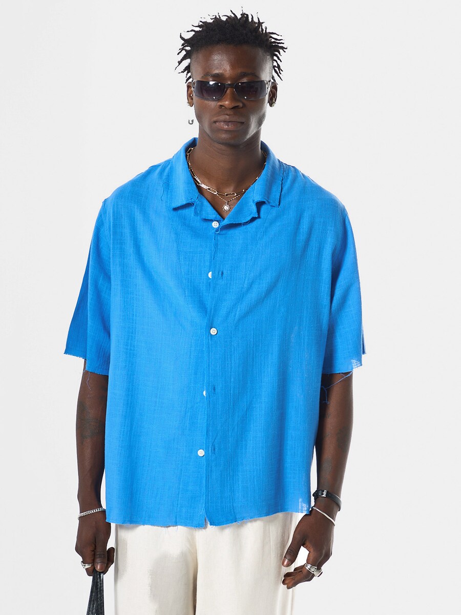 Удобная рубашка на пуговицах VAMOS CLO Irving, синий 
Удобная рубашка на пуговицах VAMOS CLO Irving, синий