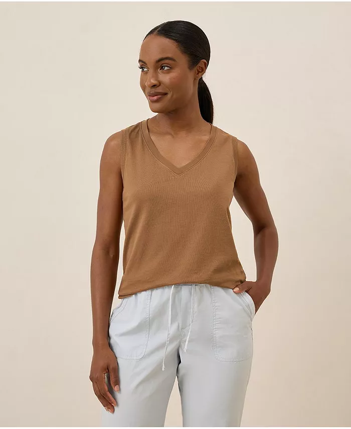 Женский майка с V-образным вырезом из мягкого органического хлопка Softspun Pact, коричневый
Женский майка с V-образным вырезом из мягкого органического хлопка Softspun Pact, коричневый