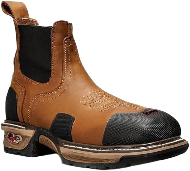 Ботинки King Welt Buffalo 6 KW3161 Short/Chelsea из натуральной премиальной кожи, западного стиля, рабочие, без шнурков, с стальным носком, прочная конструкция, квадратный носок, защита носка и пятки от истирания Generic, Honey
Ботинки King Welt Buffalo 6 KW3161 Short/Chelsea из натуральной премиальной кожи, западного стиля, рабочие, без шнурков, с стальным носком, прочная конструкция, квадратный носок, защита носка и пятки от истирания Generic, Honey