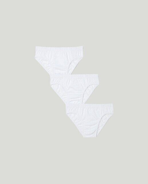 Комплект из 3 однотонных трусов для мальчиков Cotton Juice, белый
Комплект из 3 однотонных трусов для мальчиков Cotton Juice, белый