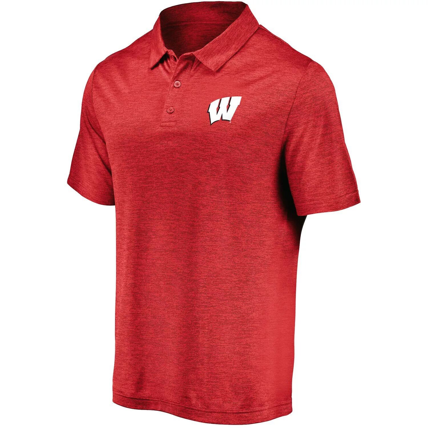 Мужская полосатая футболка-поло с фирменным логотипом Red Wisconsin Badgers Fanatics
Мужская полосатая футболка-поло с фирменным логотипом Red Wisconsin Badgers Fanatics