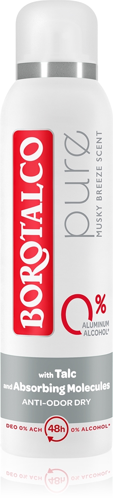 Дезодорант-Спрей 48 часов без содержания алюминия Borotalco, kvepalai musky breeze 150 мл
Дезодорант-Спрей 48 часов без содержания алюминия Borotalco, kvepalai musky breeze 150 мл