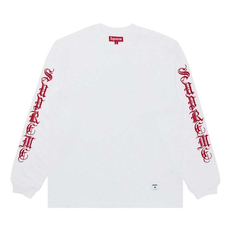 Топ Supreme Old English Long-Sleeve Top, White
Топ Supreme Old English Long-Sleeve Top, White