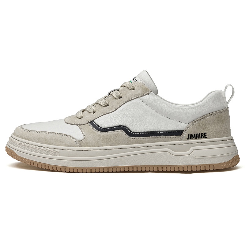 King Jinmai Мужские низкие скейтерские кеды белые, цвет White
King Jinmai Мужские низкие скейтерские кеды белые, цвет White