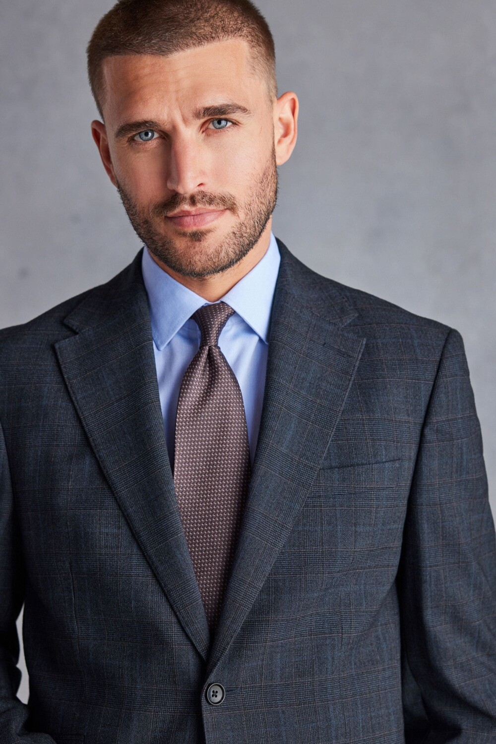 Фирменный пиджак классического кроя с клетчатым узором Next, синий
Фирменный пиджак классического кроя с клетчатым узором Next, синий