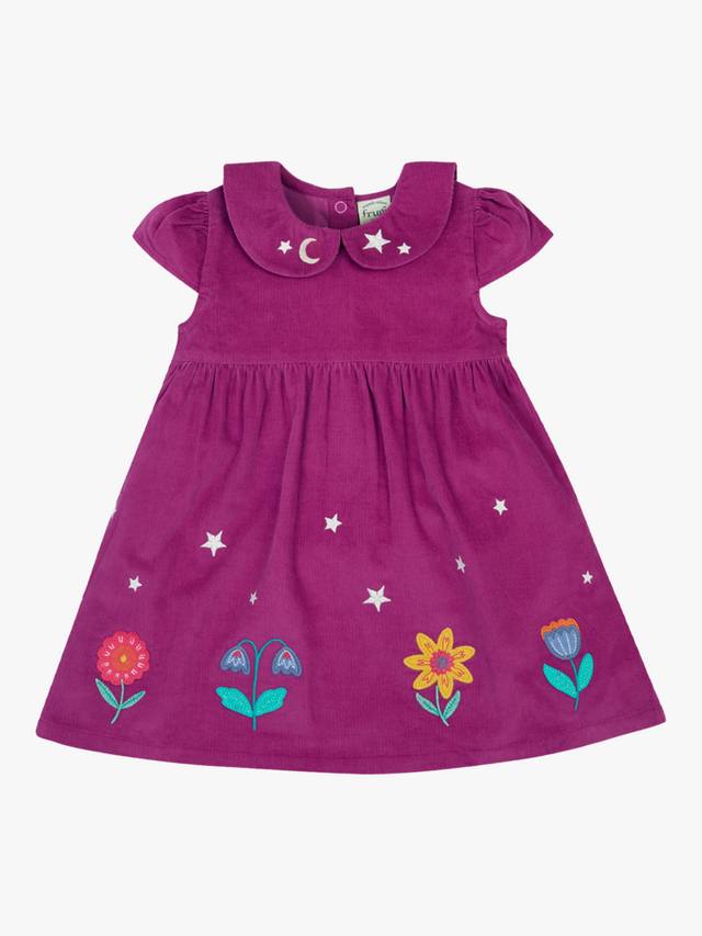 Детское платье Vali с короткими рукавами из вельвета Frugi, Damson/Flowers
Детское платье Vali с короткими рукавами из вельвета Frugi, Damson/Flowers