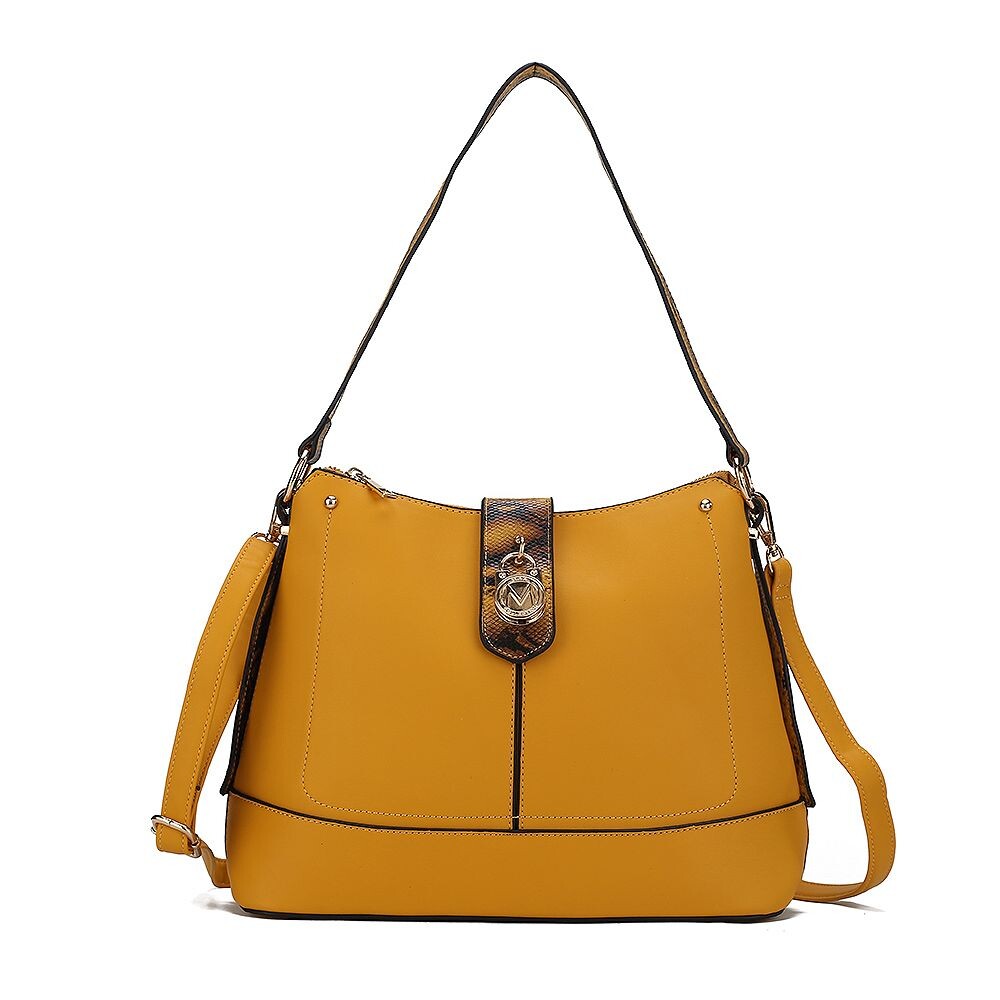 Коллекция MKF Сумка-хобо из веганской кожи Ezra с тиснением змеи от Mia K MKF Collection, цвет Mustard
Коллекция MKF Сумка-хобо из веганской кожи Ezra с тиснением змеи от Mia K MKF Collection, цвет Mustard