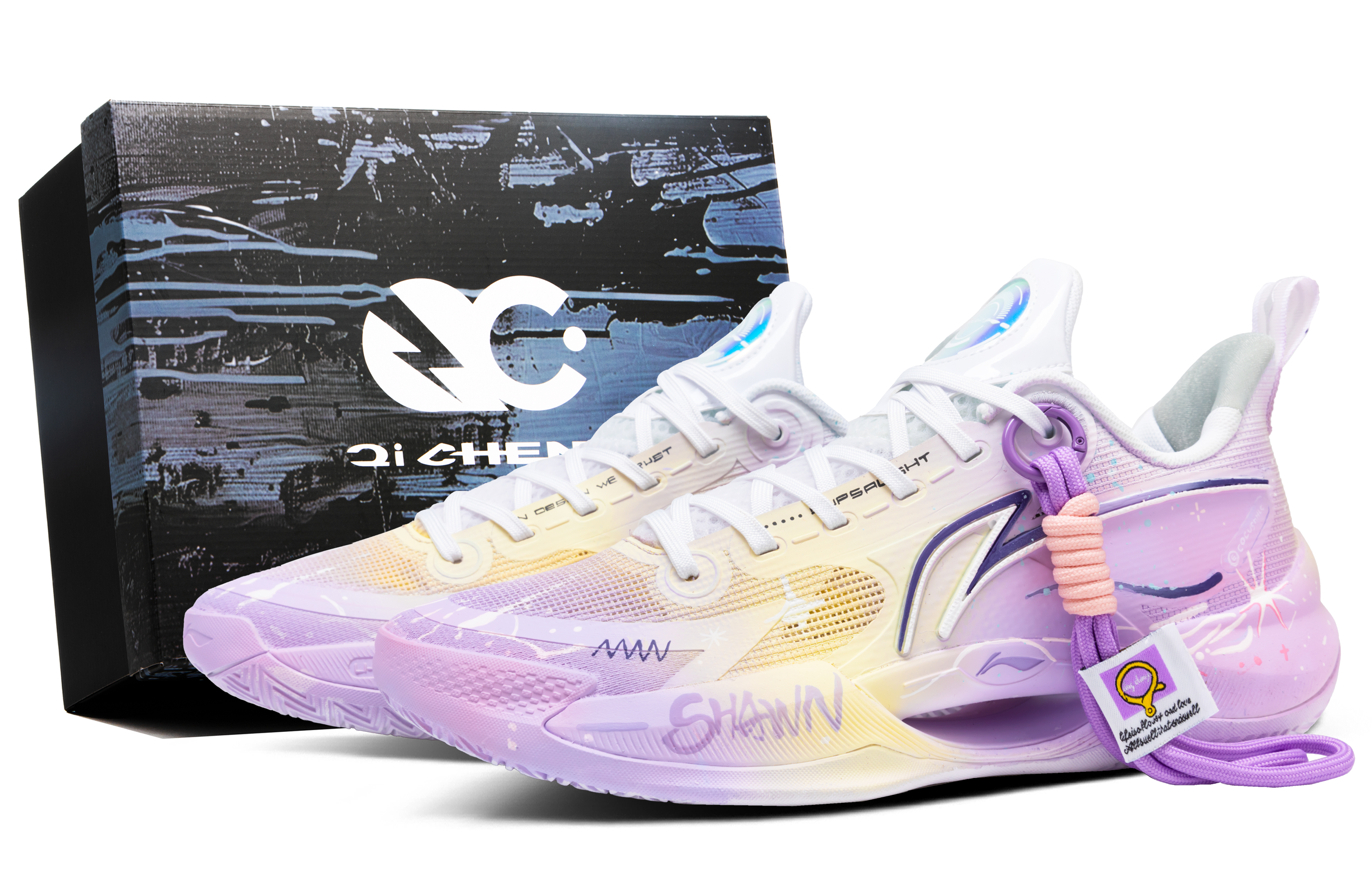 LINING Баскетбольные кроссовки Super Light V2 с низким верхом, устойчивые к истиранию и скольжению, мужские, фиолетовые
LINING Баскетбольные кроссовки Super Light V2 с низким верхом, устойчивые к истиранию и скольжению, мужские, фиолетовые