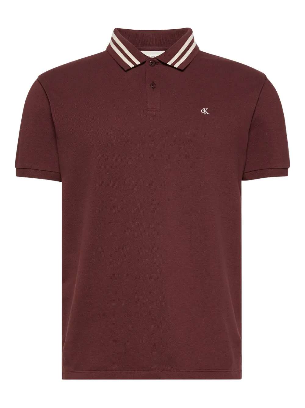 Поло с полосатым воротником Calvin Klein, красный
Поло с полосатым воротником Calvin Klein, красный