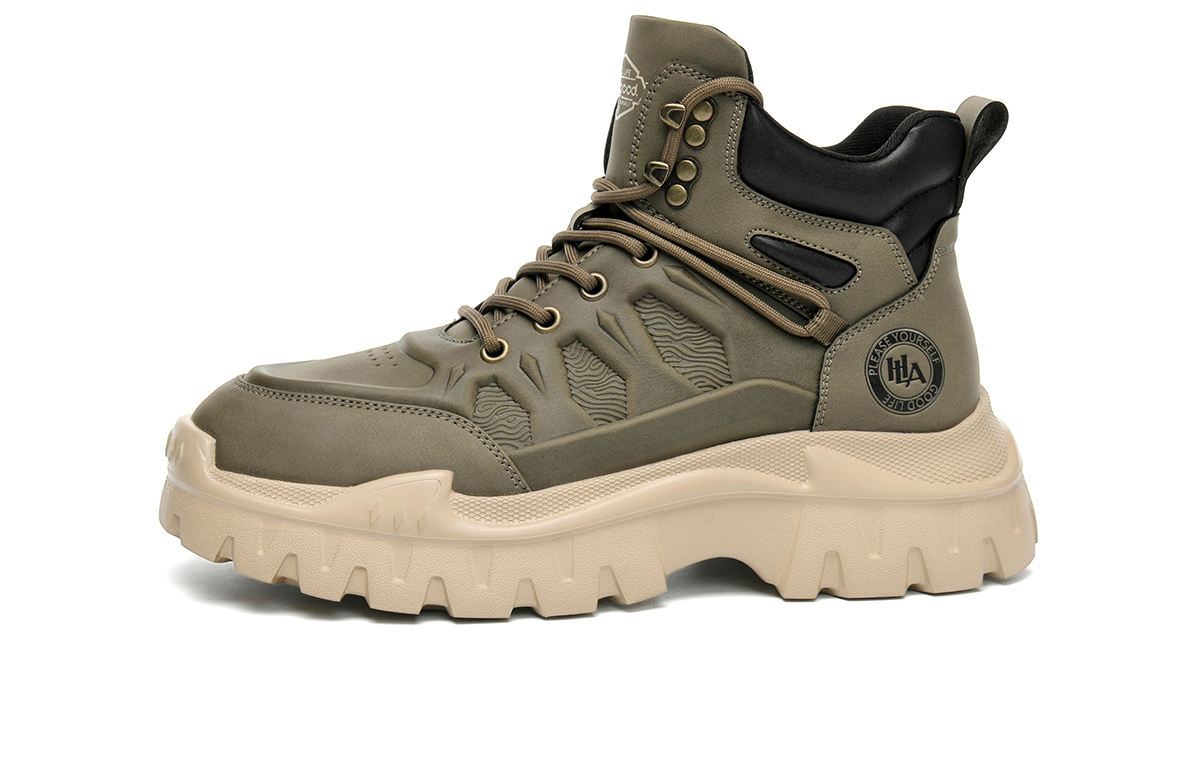 HLA Водонепроницаемые и износостойкие короткие походные ботинки мужские хаки, цвет Khaki
HLA Водонепроницаемые и износостойкие короткие походные ботинки мужские хаки, цвет Khaki