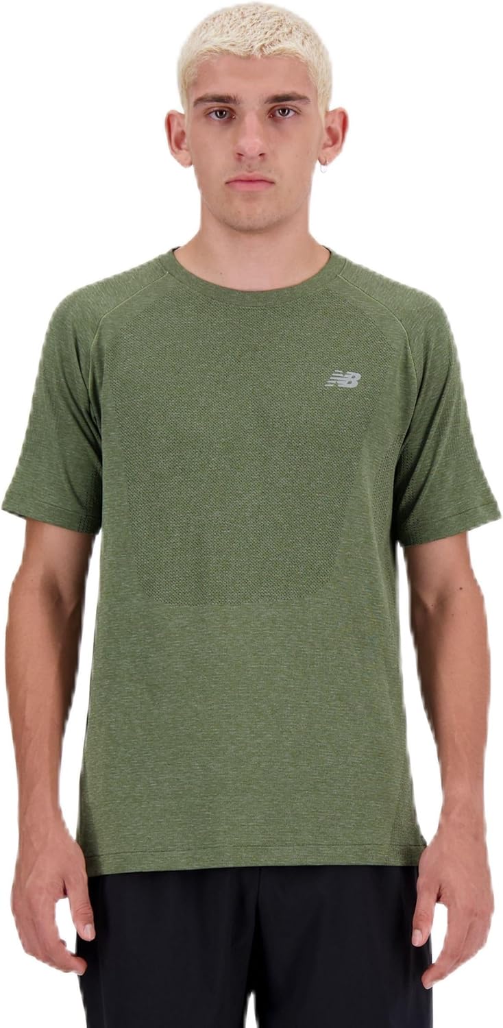 Мужская трикотажная футболка New Balance, Dark Olivine
Мужская трикотажная футболка New Balance, Dark Olivine