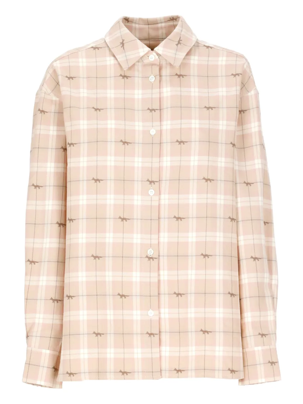 Рубашка в клетку Maison Kitsuné, розовый
Рубашка в клетку Maison Kitsuné, розовый