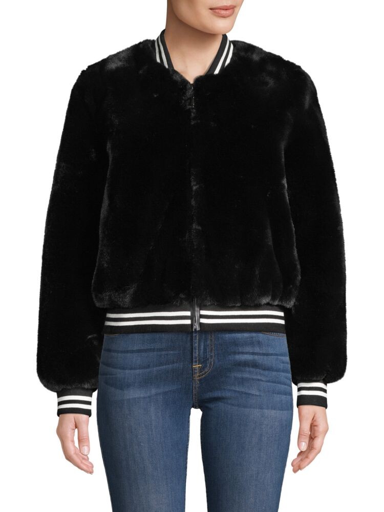 Бейсбольная куртка из искусственного меха Belle Fare, черный
Бейсбольная куртка из искусственного меха Belle Fare, черный