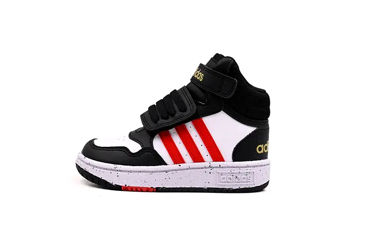 Кроссовки Adidas Hoops Mid I 'Black White Vivid Red'
Кроссовки Adidas Hoops Mid I 'Black White Vivid Red'