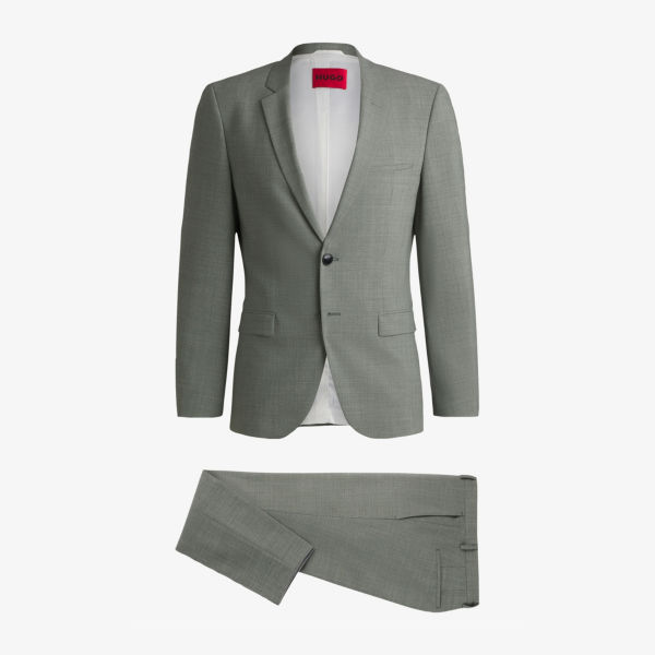 Костюм Hugo из шерстяной смеси, зеленый
Костюм Hugo из шерстяной смеси, зеленый