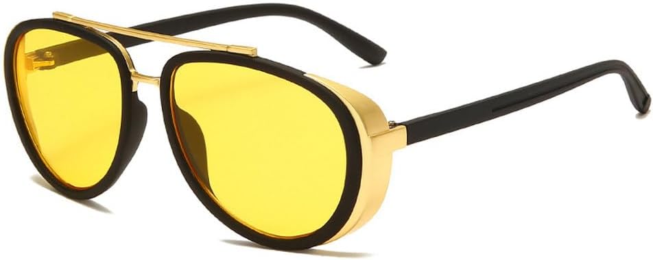 Винтажные модные ретро-солнцезащитные очки с защитой от ветра, круглые, в стиле стимпанк, спортивные классические солнцезащитные очки UV400 для мужчин и женщин HVTVTLA, C7
Винтажные модные ретро-солнцезащитные очки с защитой от ветра, круглые, в стиле стимпанк, спортивные классические солнцезащитные очки UV400 для мужчин и женщин HVTVTLA, C7