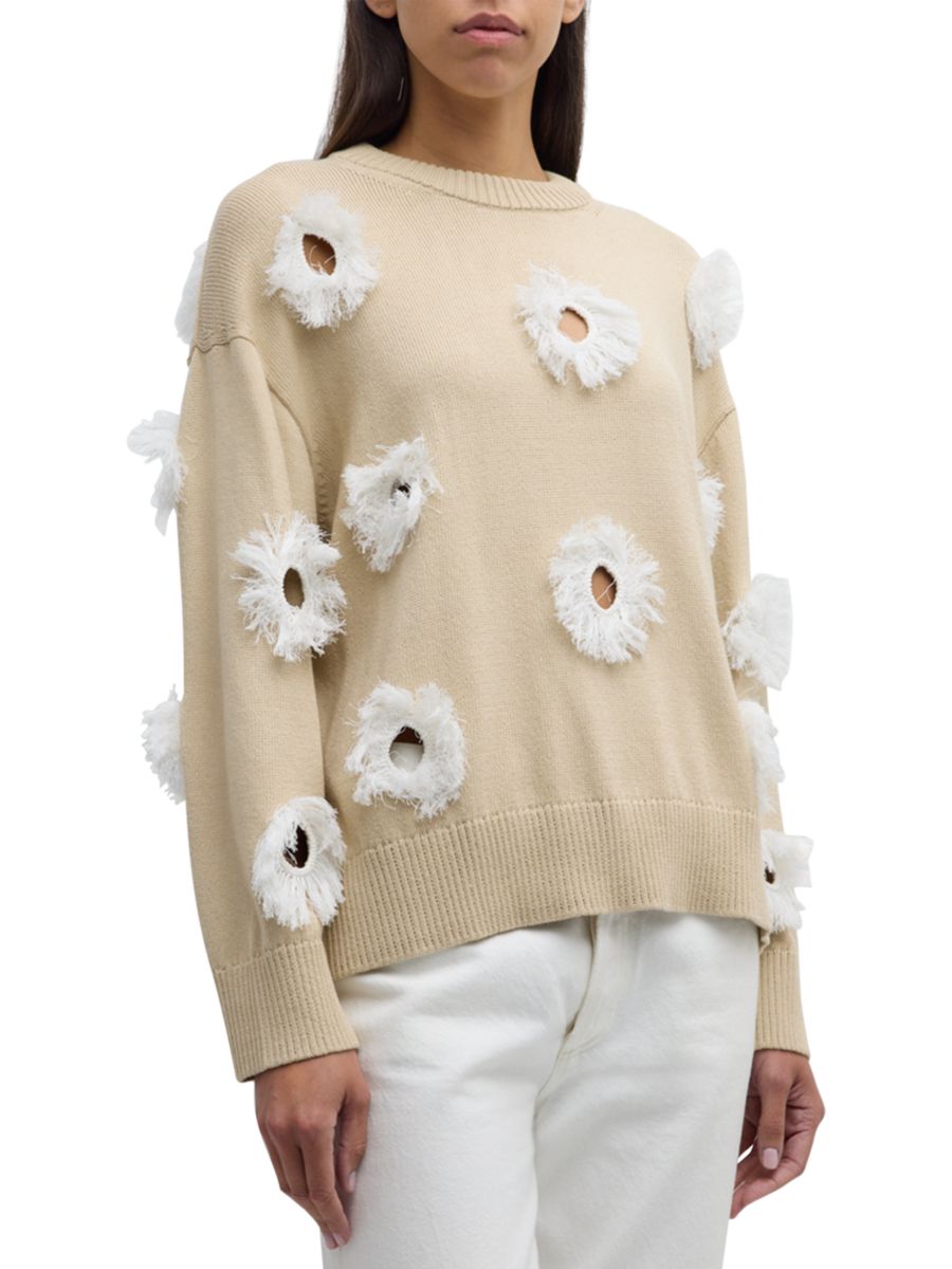 Свитер из хлопка и шелка с бахромой Lafayette 148 New York, коричневый
Свитер из хлопка и шелка с бахромой Lafayette 148 New York, коричневый